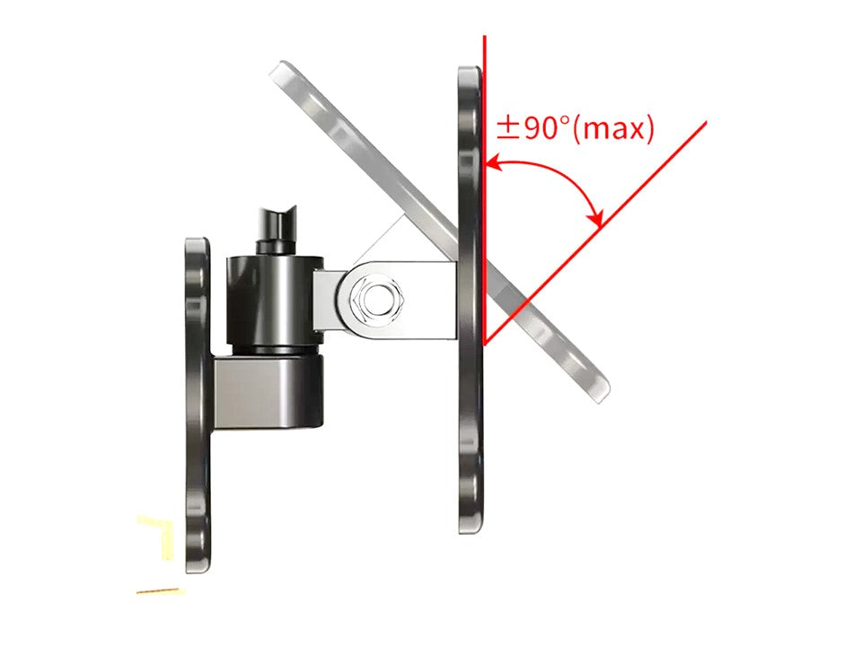 (AVL S10) Full Motion Wall Mount Bracket Ultra Small For 10" -32"