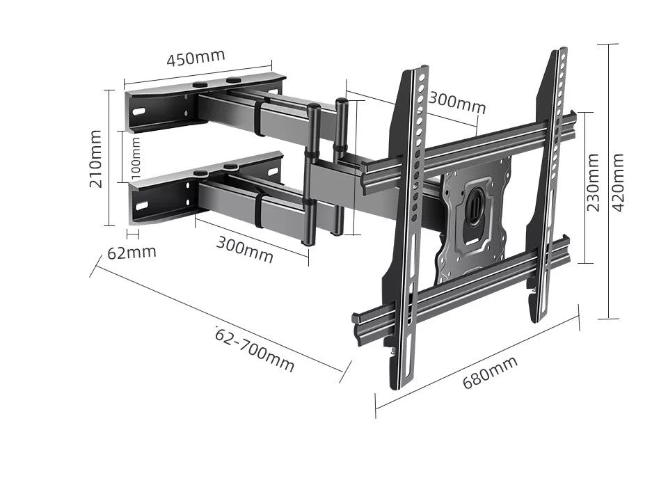 (DY603) Ultra Motion Cantileer TV wall Mount Maxi 37"-70"(75")