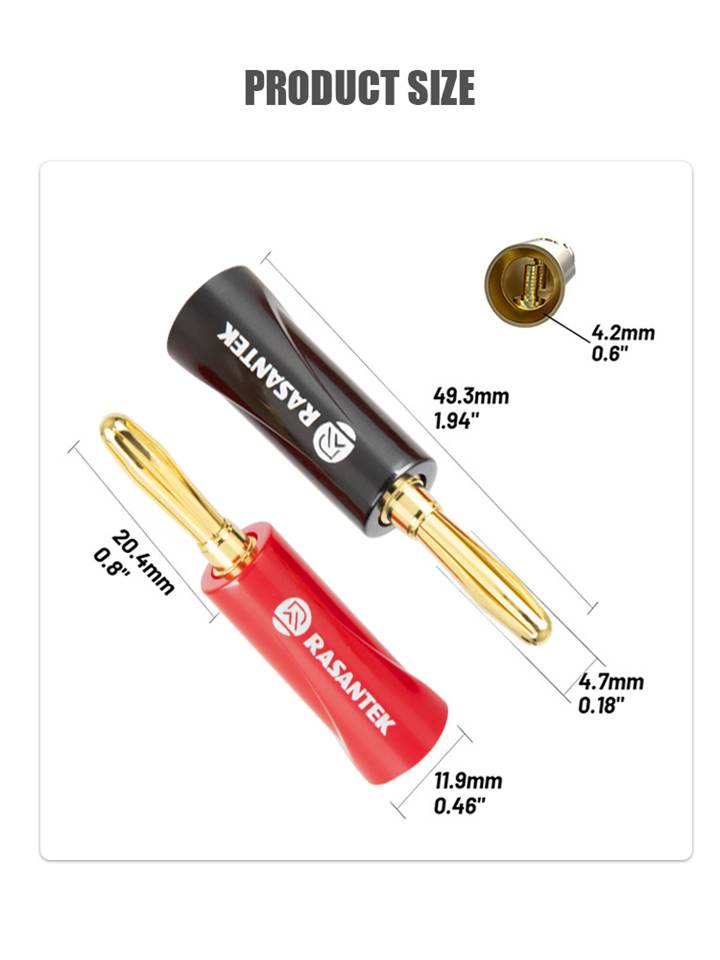 4mm stackable banana plug