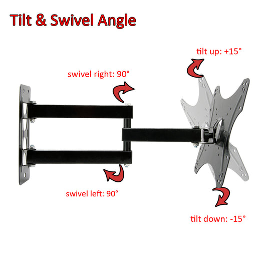 AVL 302 Full Motion Wall Mount Bracket 14" - 42"