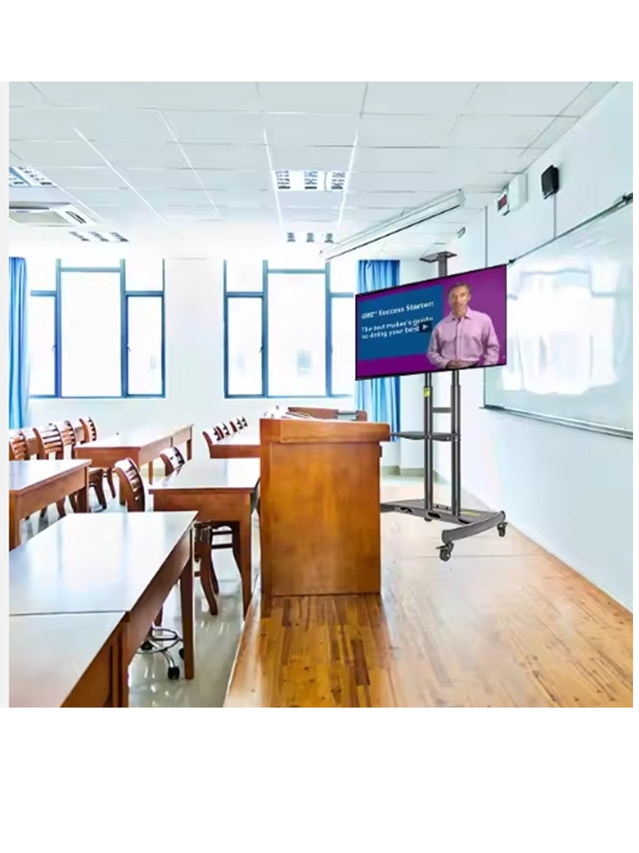 KLC-180 Universal TV Cart Stand with Wheels