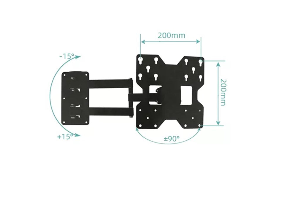 AVL V499 Full Motion Wall Mount Bracket 14" - 42"