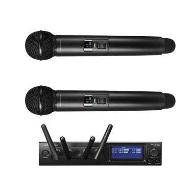 Audio Technical ATW-1422, System 20 PRO. Dual Handheld,  QUAD channel Receiver