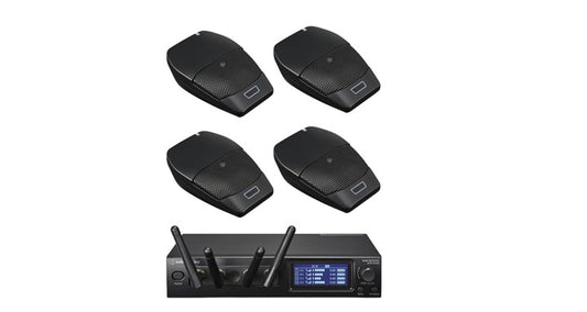 Audio Technica, ATW-1446, System 20 PRO. Quad Boundary mic, QUAD channel Receiver