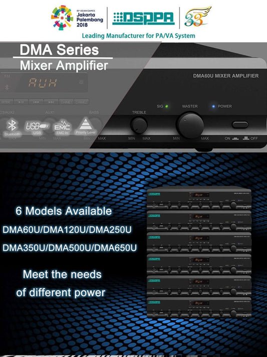 DMA250U 250W Digital Mixer Amplifier