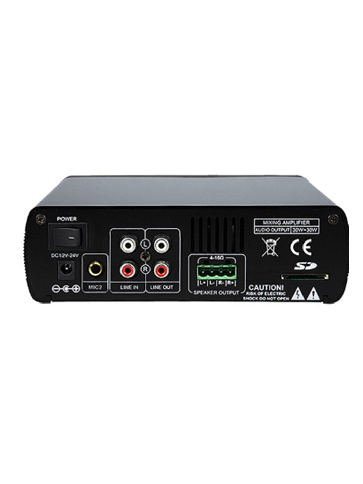 Mini60 2x30W Mini Digital Amplifier with USB & Bluetooth