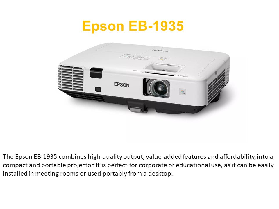 Refurbished Projector Epson EB-1935