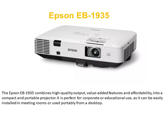 Refurbished Projector Epson EB-1935