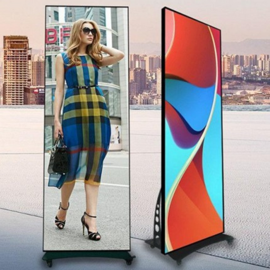 Guide Visual GOB Foldable Led Poster Display Screen