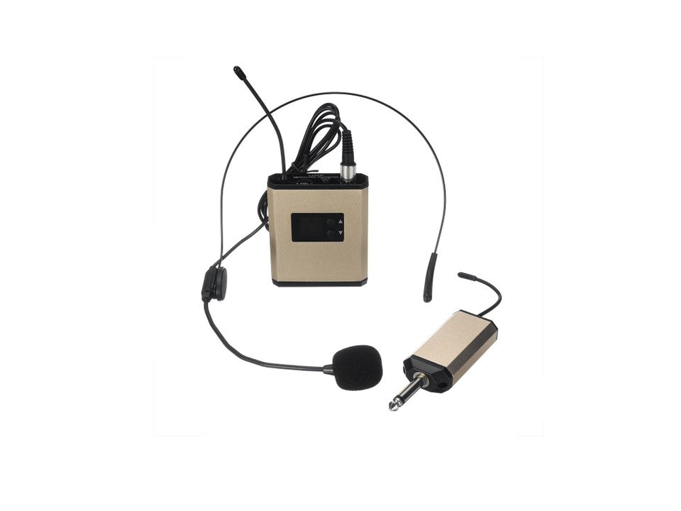 AVL UHF A -12H New UHF Wireless Headset Lavalier Lapel Microphone System With Bodypack Transmitter For Stage Conference