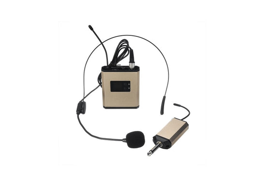 AVL UHF A -12H New UHF Wireless Headset Lavalier Lapel Microphone System With Bodypack Transmitter For Stage Conference