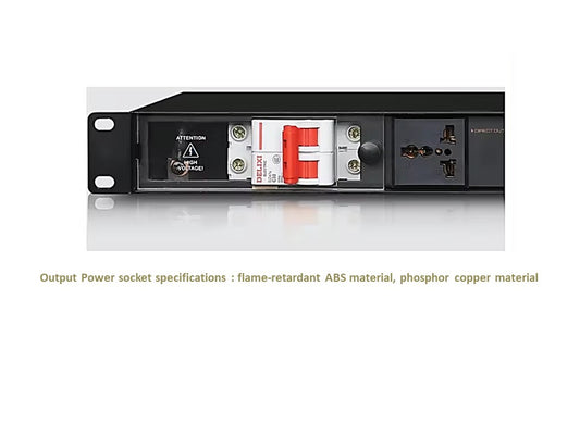 Power Sequencer S-801 Audio 12 Channel Power Sequencer for Stage Audio Equipment