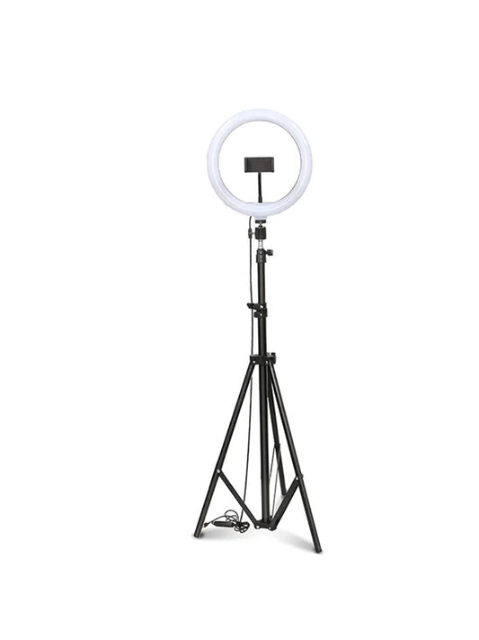 AVL 206 Tripod live streaming phone stand with beauty light adjustable live broadcast phone stand with ring light