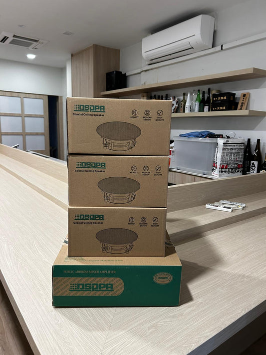 INSTALL Small Japanese Restaurant with ceiling speaker