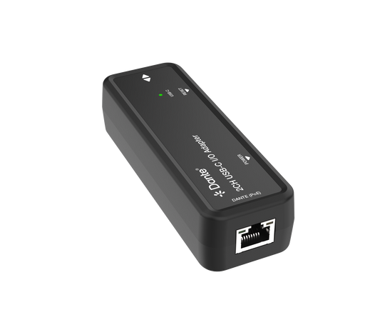 AV L Dante AVIO Dante USB-C Audio I/O Adapter 2CH Bi-Directional Converter ( POE )