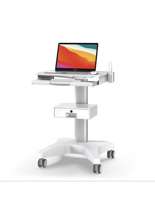 Medical Dental Cart With Oral Scanner Holder for Laptop-Peacemounts PM-OC-3
