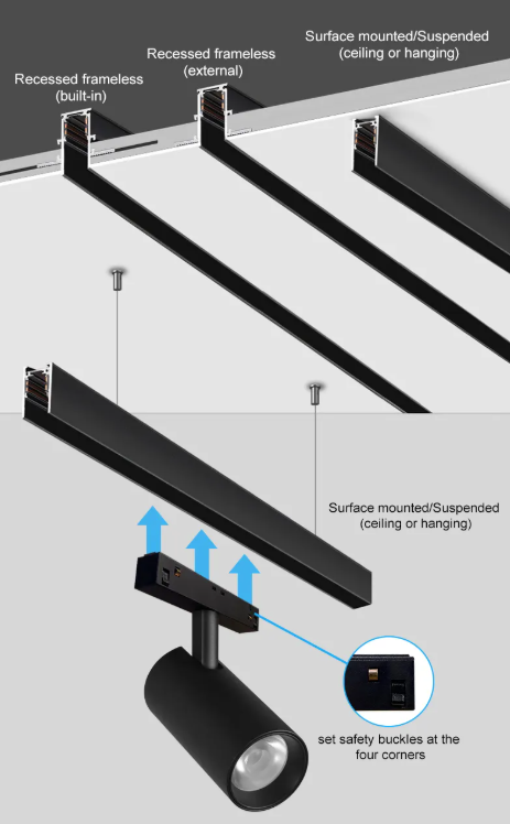 Magnetic Track Light