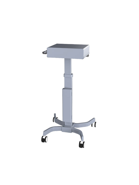 Height Adjustable Medical Trolley Mobile Workstation Laptop Dental Cart With Oral Scanner Holder-MCS-06