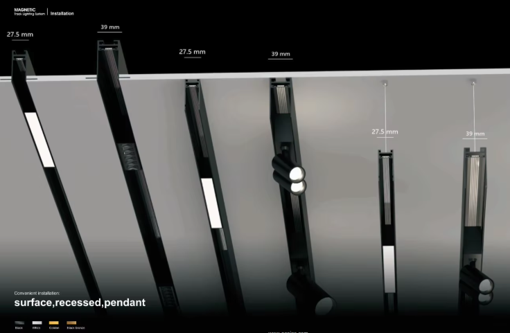 Magnetic Track Light