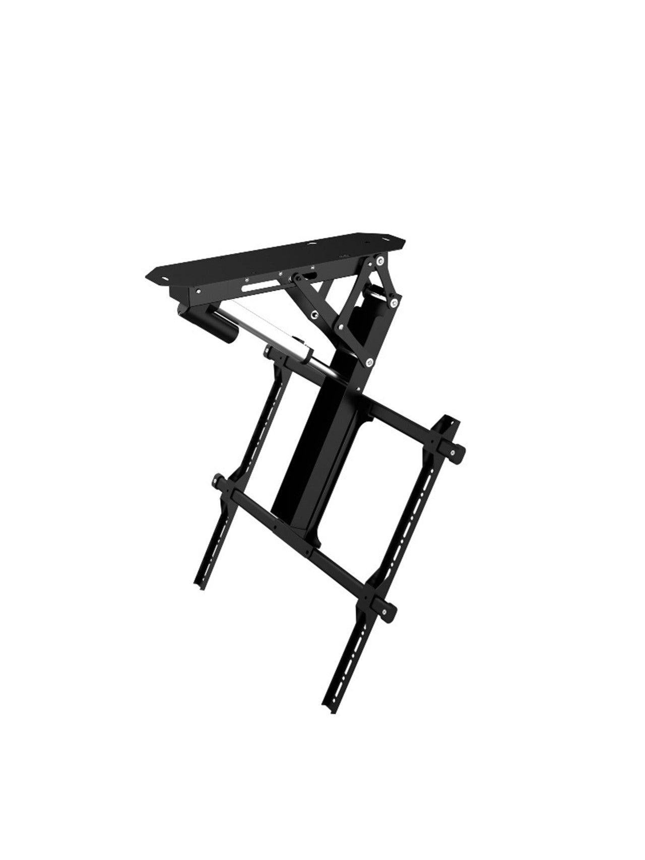 Motorized Remote Control Electric Flip Down TV Ceiling Mount Bracket For 32-65inch-Peacemounts PM-DT500