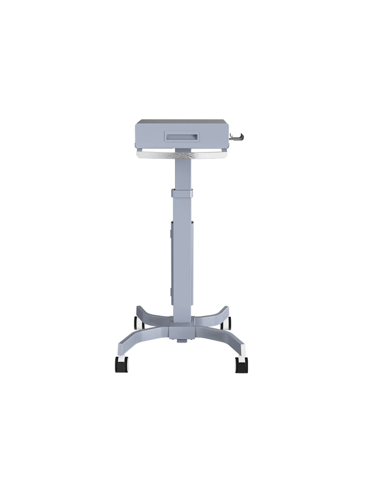 Height Adjustable Medical Trolley Mobile Workstation Laptop Dental Cart With Oral Scanner Holder-MCS-06