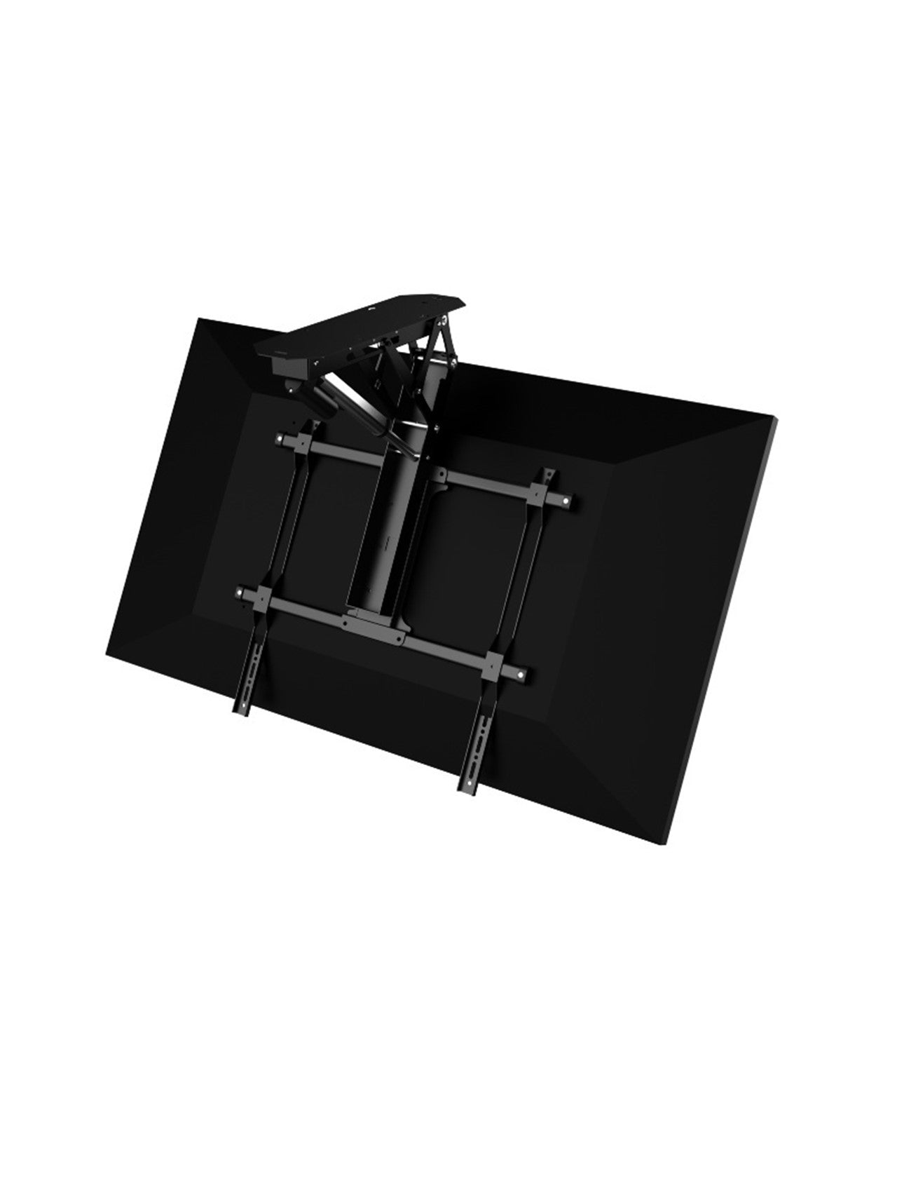 Motorized Remote Control Electric Flip Down TV Ceiling Mount Bracket For 32-65inch-Peacemounts PM-DT500