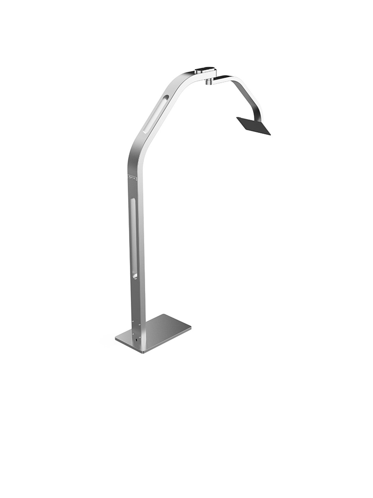 Customizable Universal Tablet Floor Stand Kiosk Metal Stand for Wig Shop--FSF-1