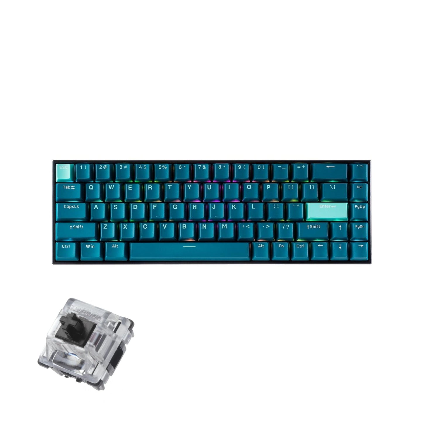 TECWARE 3-Mode Wireless Mechanical Keyboard B68+ (Gateron Switches)