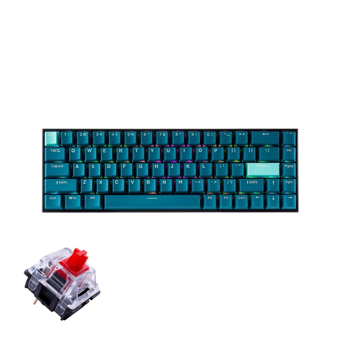 TECWARE 3-Mode Wireless Mechanical Keyboard B68+ (Gateron Switches)