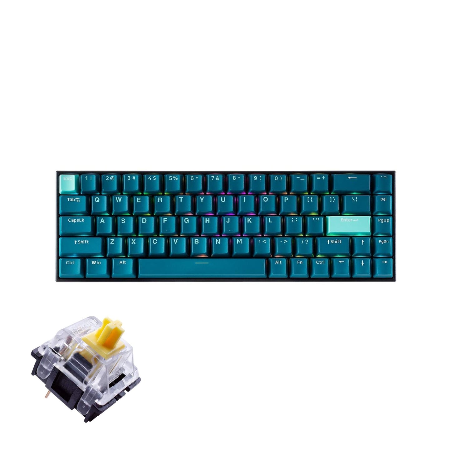 TECWARE 3-Mode Wireless Mechanical Keyboard B68+ (Gateron Switches)