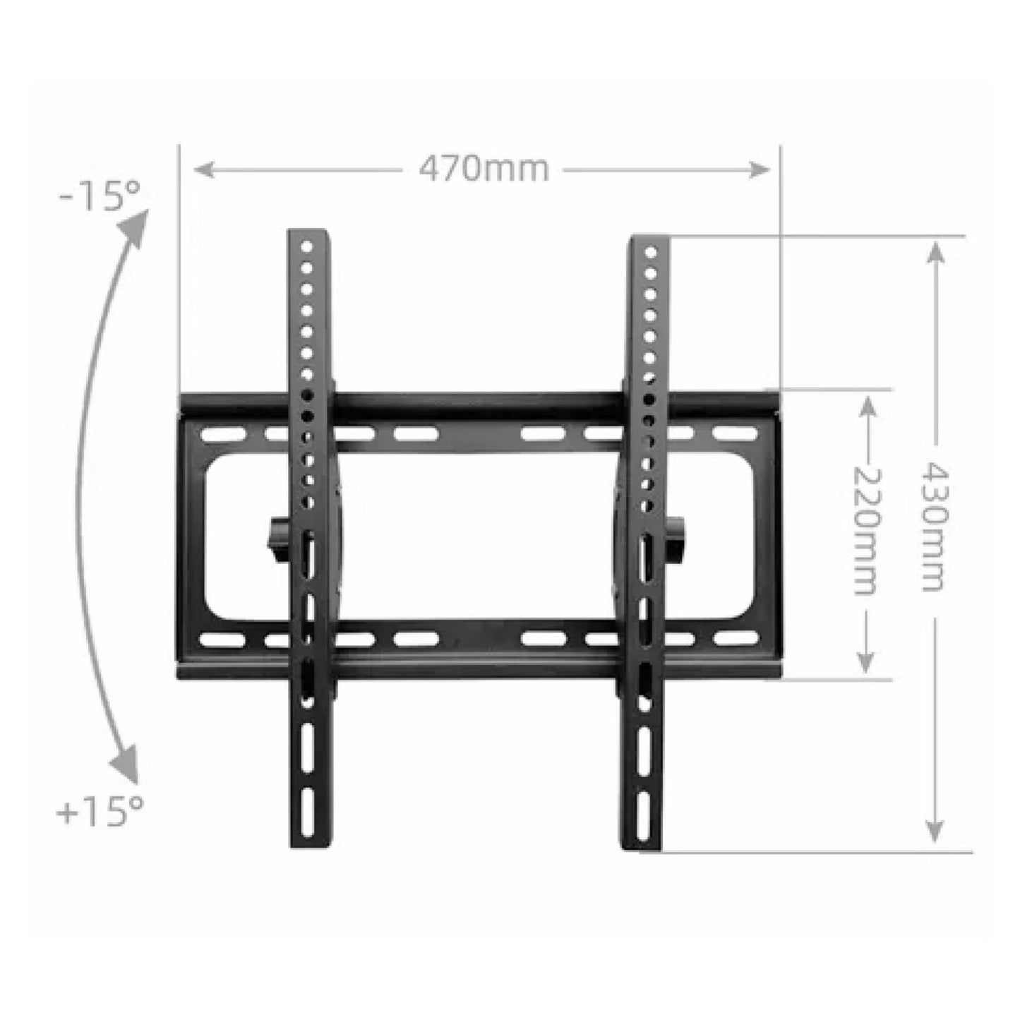 [C45] Fixed Tilt TV Wall Mount MIDI | 26" to 55"