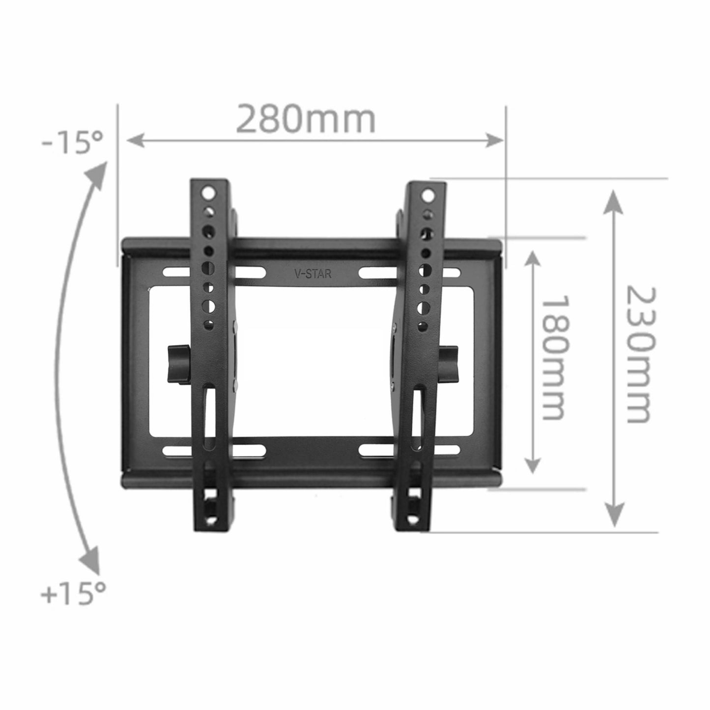 [V35] Fixed Tilt TV Wall Mount MINI | 14" to 32"